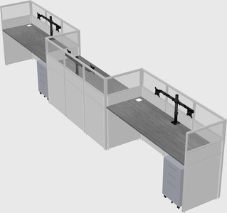 Rectangular cubicles