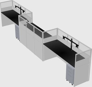 Rectangular cubicles