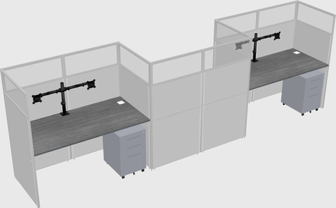 Rectangular cubicles