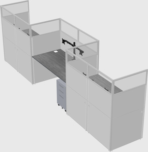 Rectangular cubicles