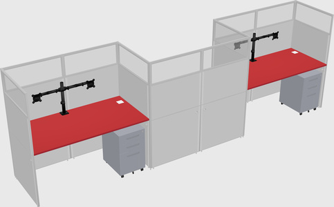 Rectangular cubicles