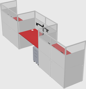 Rectangular cubicles