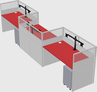 Rectangular cubicles