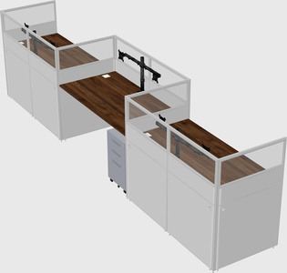 Rectangular cubicles
