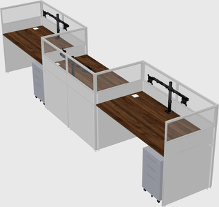 Rectangular cubicles