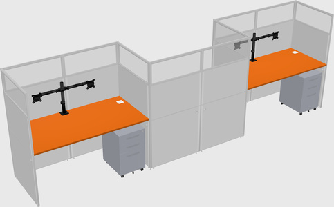Rectangular cubicles