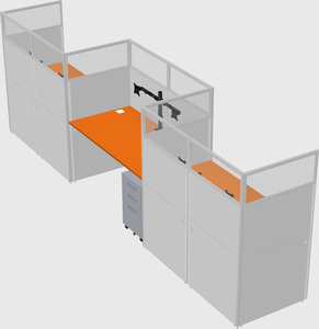 Rectangular cubicles