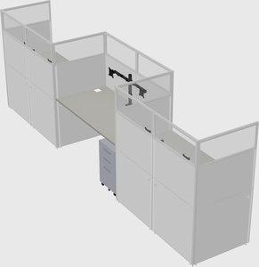 Rectangular cubicles