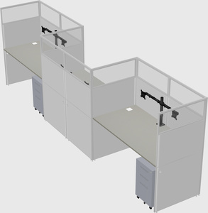 Rectangular cubicles