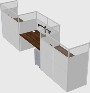 Rectangular cubicles