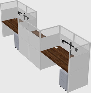 Rectangular cubicles