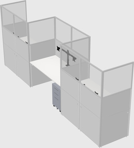 Rectangular cubicles