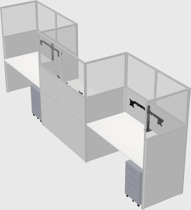 Rectangular cubicles