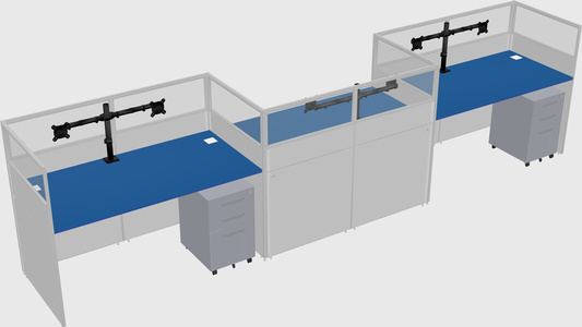 Rectangular cubicles
