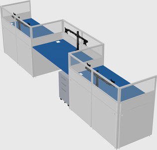 Rectangular cubicles