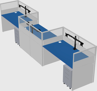 Rectangular cubicles