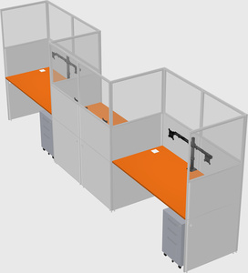 Rectangular cubicles