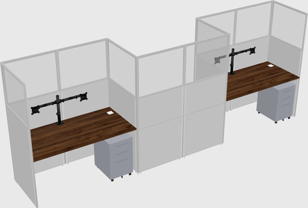 Rectangular cubicles