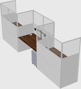 Rectangular cubicles