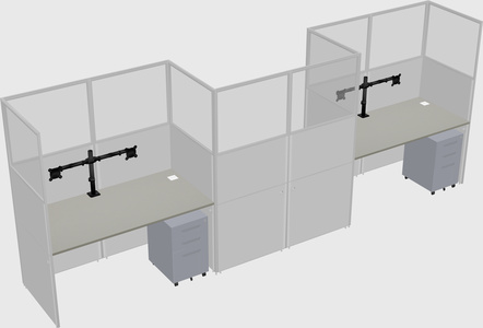Rectangular cubicles