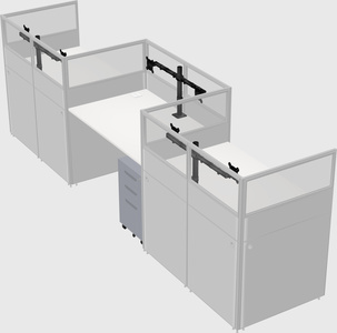 Rectangular cubicles