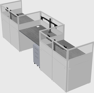Rectangular cubicles