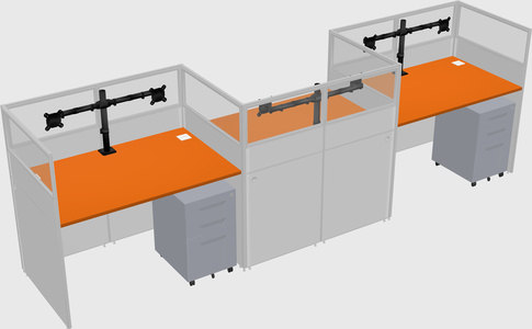 Rectangular cubicles