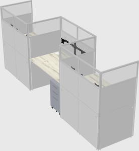 Rectangular cubicles