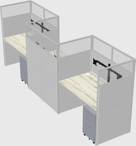 Rectangular cubicles