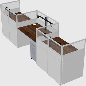 Rectangular cubicles