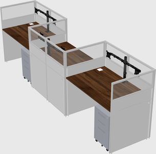 Rectangular cubicles