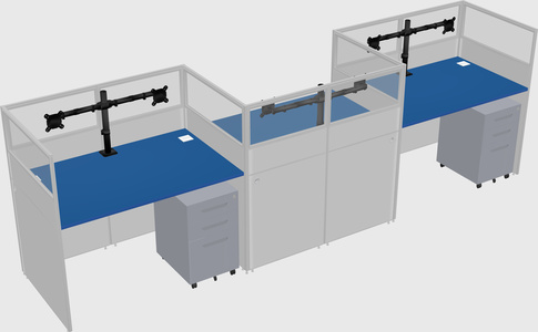Rectangular cubicles