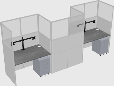 Rectangular cubicles