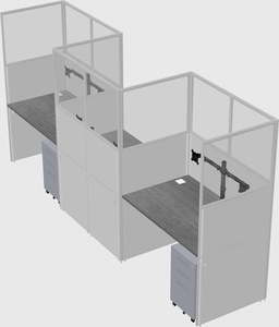 Rectangular cubicles