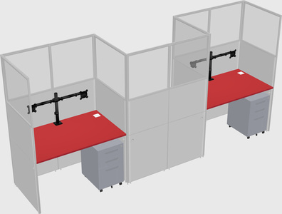 Rectangular cubicles