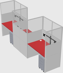 Rectangular cubicles