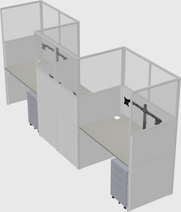Rectangular cubicles
