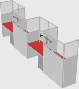 Rectangular cubicles