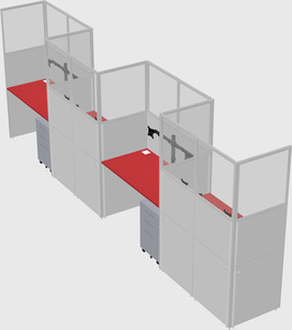 Rectangular cubicles