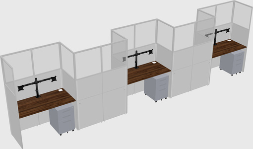 Rectangular cubicles
