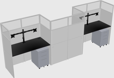 Rectangular cubicles