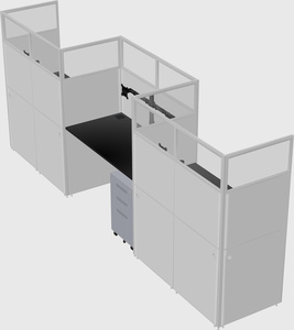 Rectangular cubicles