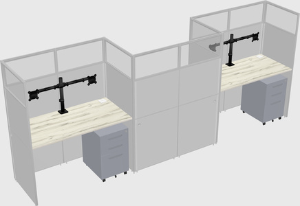 Rectangular cubicles