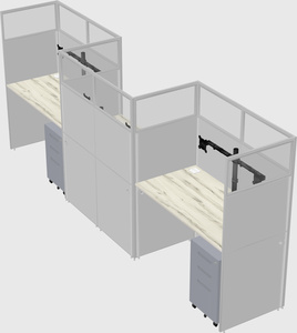 Rectangular cubicles