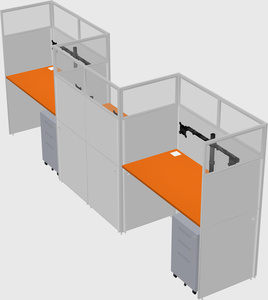 Rectangular cubicles