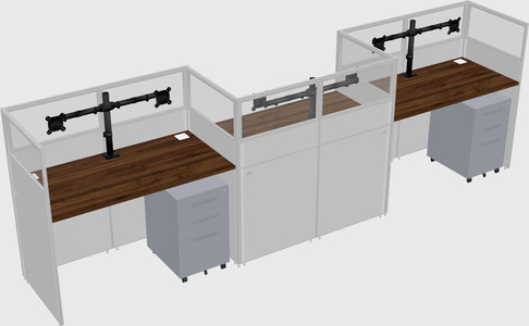 Rectangular cubicles