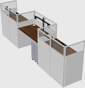 Rectangular cubicles