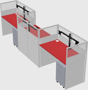 Rectangular cubicles