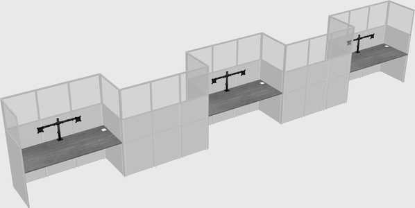 Rectangular cubicles