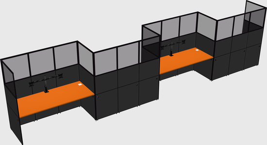 Rectangular cubicles